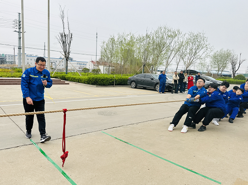 不负春光 奋发有为——山东ug环球组织春季拔河比赛